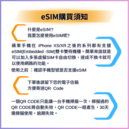 【eSIM】日本上網 每日500MB SoftBank/KDDI 雙電信【輕量方案 】